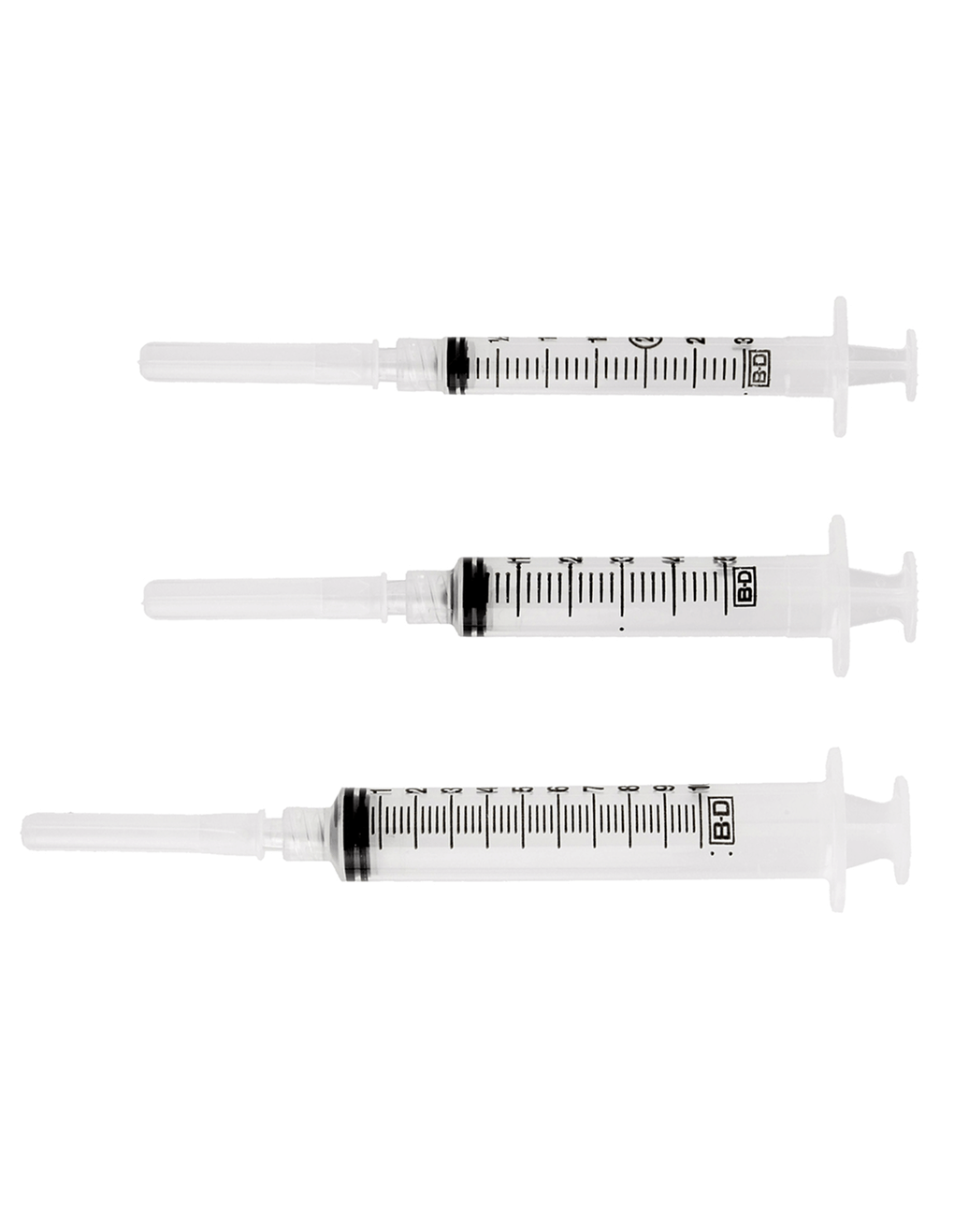 Syringes needles and cannulas
